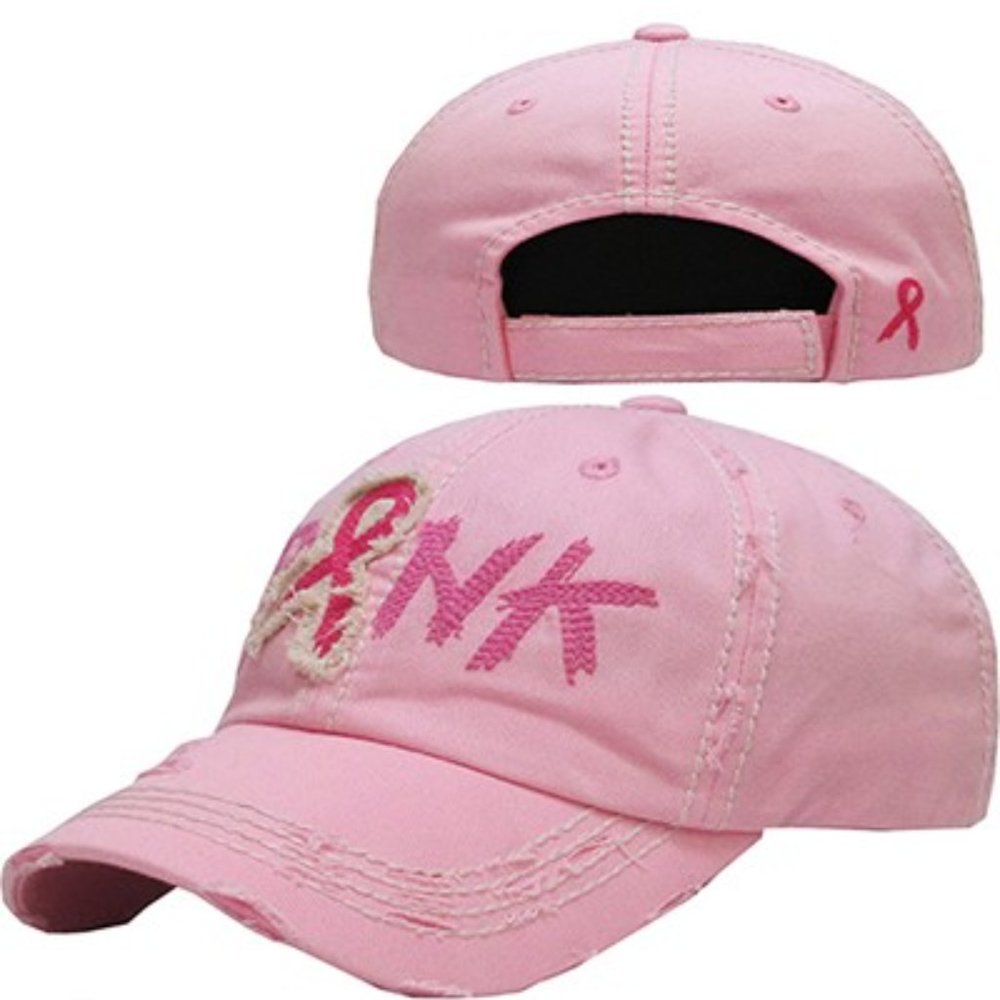 'Pink' Awareness Hat - Picture 2 of 2